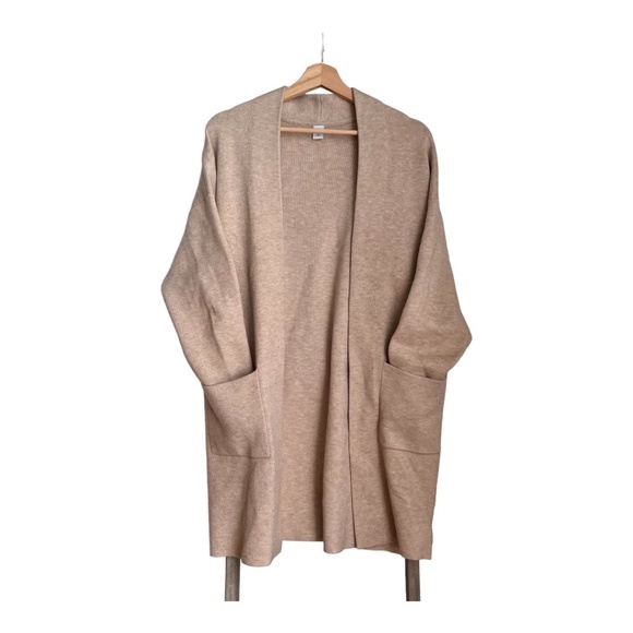 Twik Tan Open-Front Cardigan - Picture 1 of 4
